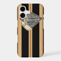 Waimea Surfboard Hawaiian Faux Wood