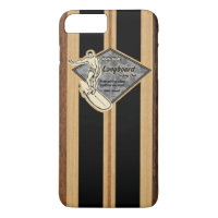Waimea Surfboard Hawaiian Faux Wood