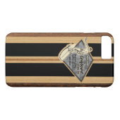 Waimea Surfboard Hawaiian Faux Wood Case-Mate iPhone Case (Achterkant (Horizontaal))
