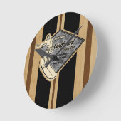 Waimea Surfboard Hawaiian Wall Clocks Ronde Klok (Hoek)