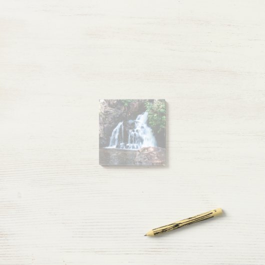 Waimea Waterfall - Lange blootstelling Post-it® Notes (Op bureau)