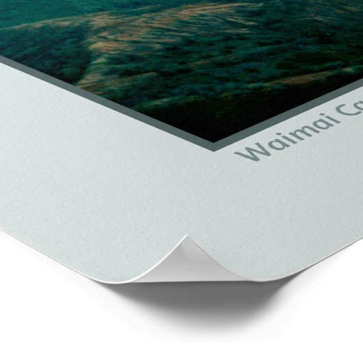 Waimia Canyon Rainbow - Kauai Poster (Hoek)