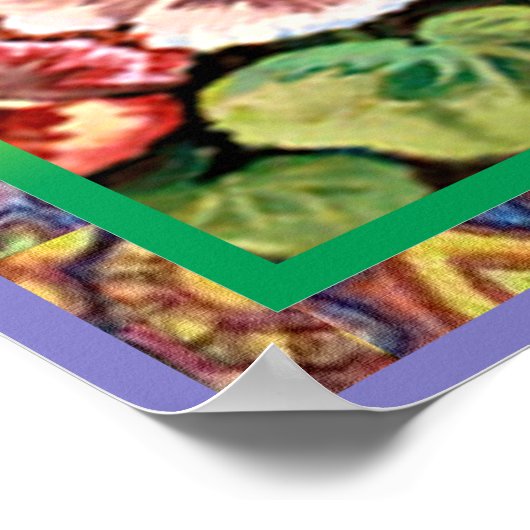  - Wain Funky Flower Cat Poster Print (Hoek)