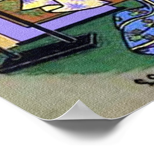  Wain Japans Poster Musical Cat (Hoek)