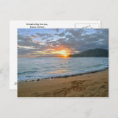 Wainiha Bay, Kauai, Hawaii, Sunrise Briefkaart (Voorkant / Achterkant)
