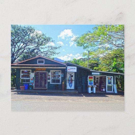Wainiha General Store, Kauai, Hawaï Briefkaart (Voorkant)