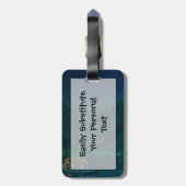 Wainiha Valley Home op een Sterrennacht Bagagelabel (Achterkant verticaal)