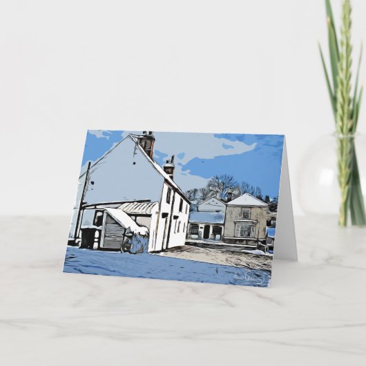 Wainscoats Cottage, Harthill met Woodall. Kaart (Voorkant)