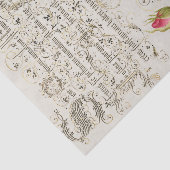 Wainscot Script met bloemen en snijdt Tissuepapier (Detail)