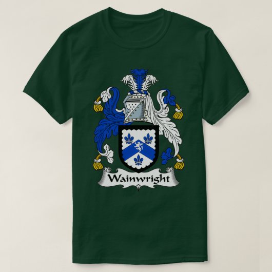 Wainwright Coat of Arms Family Crest T-shirt (Design voorkant)