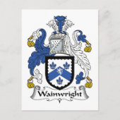 Wainwright Family Crest Briefkaart (Voorkant)