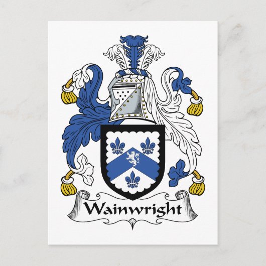 Wainwright Family Crest Briefkaart (Voorkant)