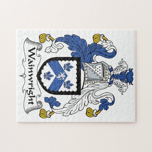 Wainwright Family Crest Legpuzzel (Horizontaal)