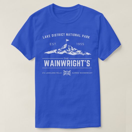 Wainwright Lakeland Fells T-shirt (Design voorkant)