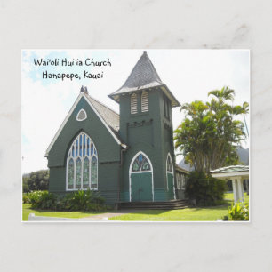Wai'oli Hui ia Church Briefkaart