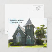 Wai'oli Hui ia Kerk Briefkaart (Voorkant / Achterkant)