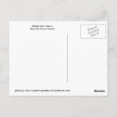 Waioli Huiia Church - Kauai Briefkaart (Achterkant)