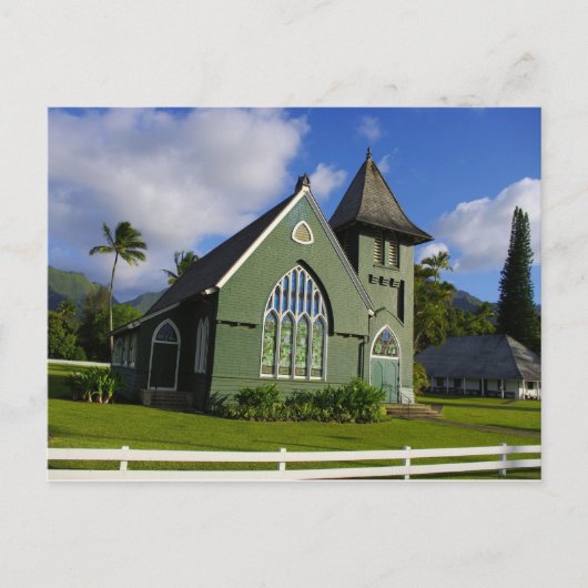 Waioli Huiia Church - Kauai Briefkaart (Voorkant)