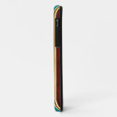 Waipahu Pipeline Striped Hawaiin Surfboard Case-Mate iPhone Case (Achterkant/links)