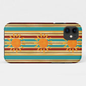 Waipahu Pipeline Striped Hawaiin Surfboard Case-Mate iPhone Case (Achterkant (horizontaal))
