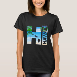 Waipio HI Hawaii Aloha State Vakantie T-shirt