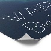 Waipio Valley Big Island Hawaii schilderachtig pos Poster (Hoek)