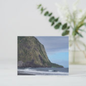 Waipio Valley Cliffs Briefkaart (Staand voorkant)