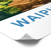 Waipio Valley Hawaii Reisprint Poster (Hoek)