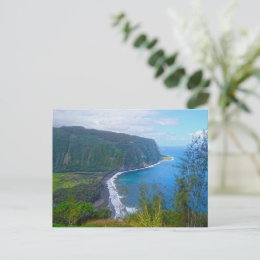 Waipio Valley Lookout, Big Island, Hawaï Briefkaar Briefkaart (Staand voorkant)