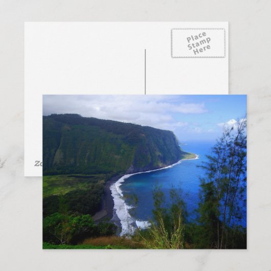 Waipio Valley Lookout Briefkaart (Voorkant / Achterkant)