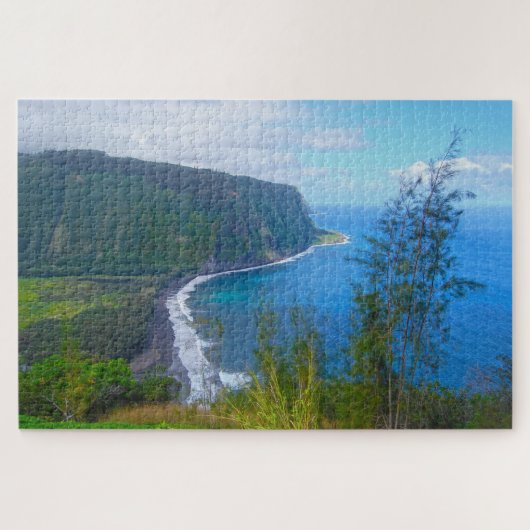 Waipio Valley Lookout, Hawaï Legpuzzel (Horizontaal)