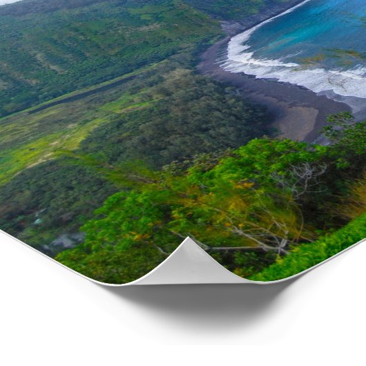 Waipio Valley Lookout, Hawaii, Print (Hoek)