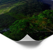Waipio Valley-uitzicht, Hawaï, afdruk Poster (Hoek)