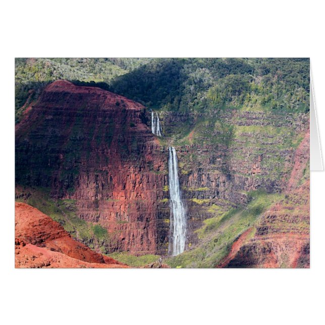 Waipoo-Herfsten in Waimea Canyon op Kauai (Voorkant Horizontaal)