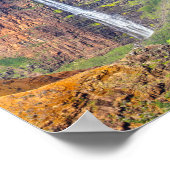 Waipoo Herfsten, Waimea Canyon, Kauai, Hawaï Poster (Hoek)