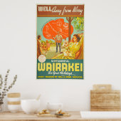  Wairakei Nieuw-Zeeland Reis Poster (Keuken)
