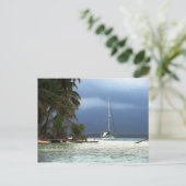 Waisaladup (Green) Island, Kuna Yala, Panama Briefkaart (Staand voorkant)