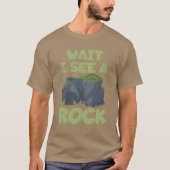 Wait I See A Rock Archaeologist Artifact retro T-shirt (Voorkant)