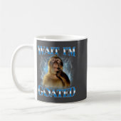 Wait I'm Goated Funny Thinking Monkey Meme Brainro Koffiemok (Links)