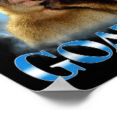 Wait I'm Goated Funny Thinking Monkey Meme Brainro Poster (Hoek)