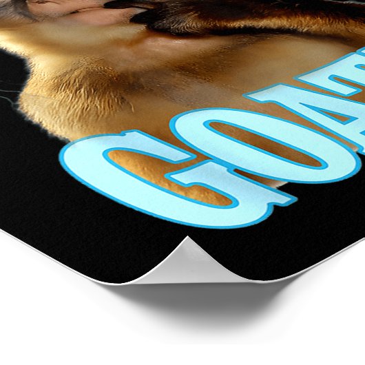 Wait I'm Goated Funny Thinking Monkey Meme Brainro Poster (Hoek)