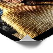 Wait I'm Goated Funny Thinking Monkey Meme Brainro Poster (Hoek)