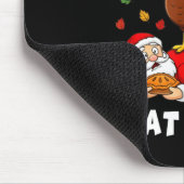 Wait Your Turn Fat Boy Funny Thanksgiving Christma Muismat (Hoek)