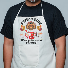 Wait Your Turn Fat Boy Funny Thanksgiving  Lang Schort