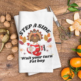Wait Your Turn Fat Boy Funny Thanksgiving  Theedoek