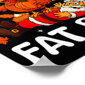 Wait Your Turn Fat Boy Funny Thanksgiving Turkey C Poster (Hoek)