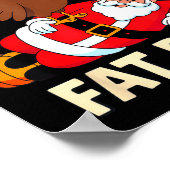 Wait Your Turn Fat Boy Thanksgiving Christmas  Poster (Hoek)