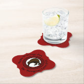 Waitangi Day kan tekst Nieuw-Zeeland bewerken Kartonnen Onderzetters (Insitu)