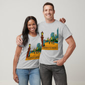 Waitematā Harbourfront Pop Art Auckland T-Shirt (Unisex)