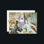 Waiter at the Boating Party (Renoir) Briefkaart<br><div class="desc">* A re-edit of the art of Pierre-Auguste Renoir. "The Luncheon of the Boating Party" * Ever-so efficient and attentive waiter * A nice gift for yourself, Renoir Fans or gift for art student. * Use this card for greetings, invitation, Thank You note or information card. * Have your text...</div>